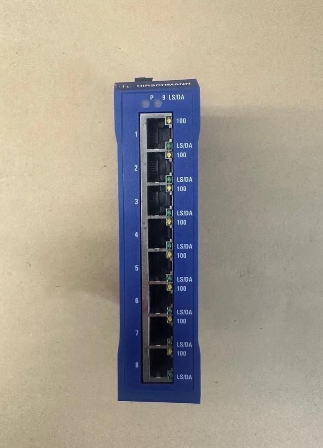 Used Hirschman Spider II 8TX/1FX-ST EEC Rail Switch