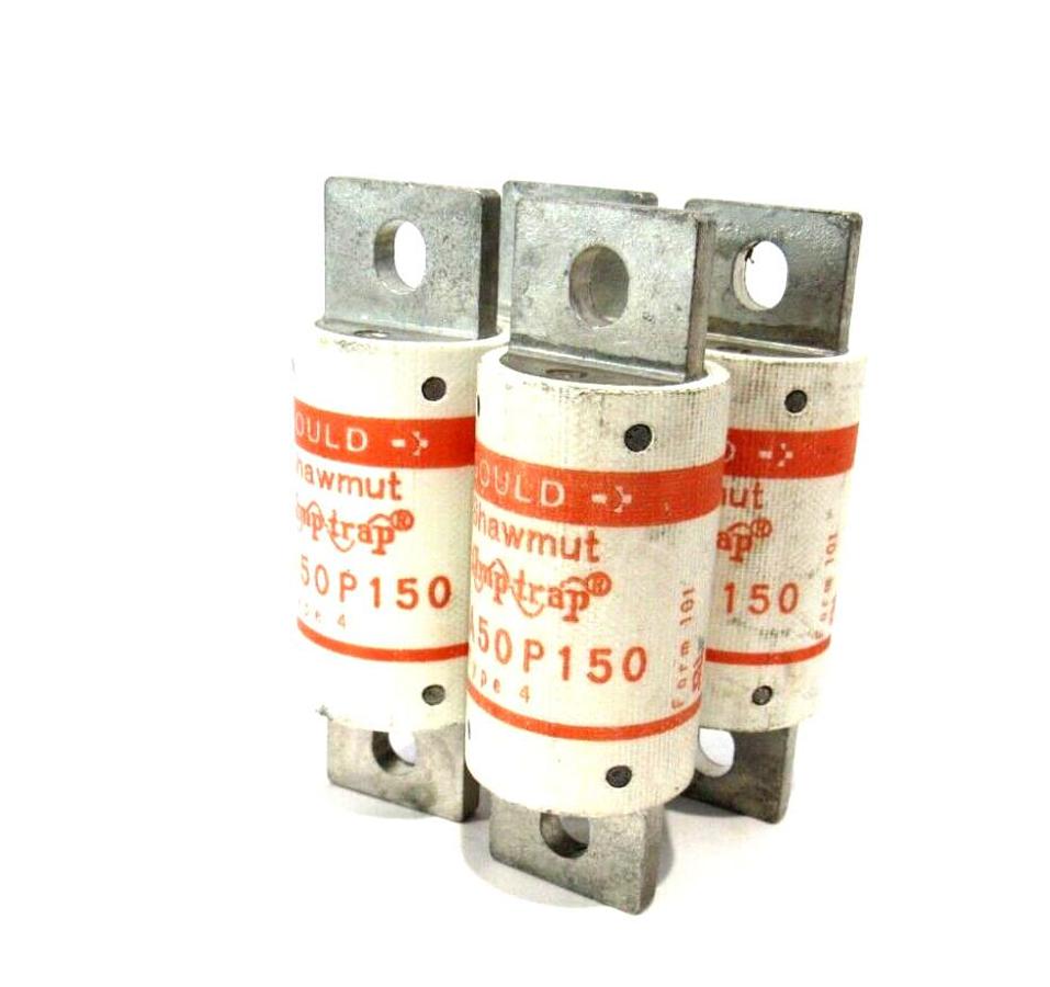 Used Gould A50P80-4 80A Fuse - Lot of 3