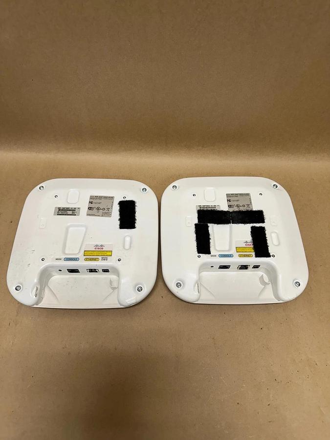 Used CISCO AIR-SAP1602I-A-K9 Wireless Access Point - Lot of 2