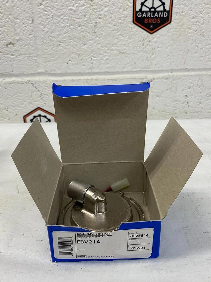Used Sloan EBV21A Inside Cover Assembly (Inner Cover and Solenoid)