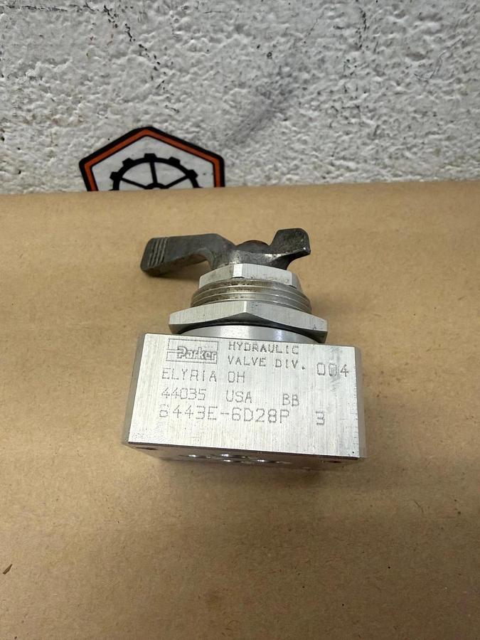 Used Parker 8443E-6D28P Mini Low Torque Valve