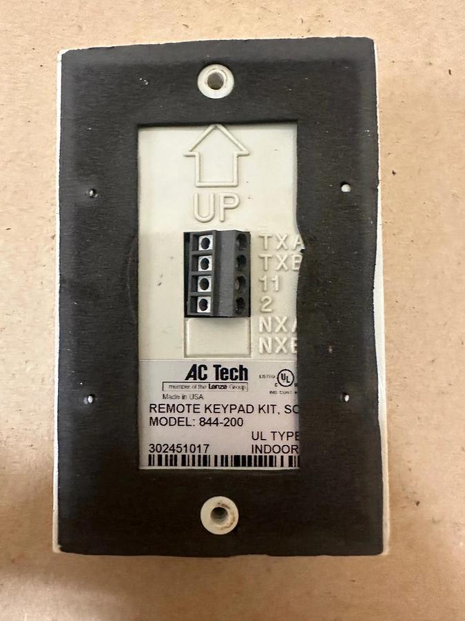 Used AC Tech 844-200 Remote Keypad
