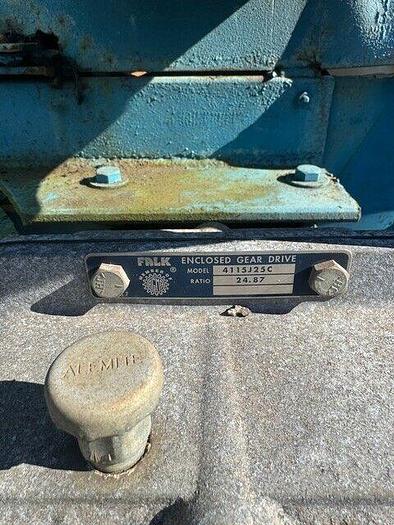 Used Feed Hopper w/ Drag Chain, 130 Cu/Ft w/ 36° Slope and 48" Tall Sides