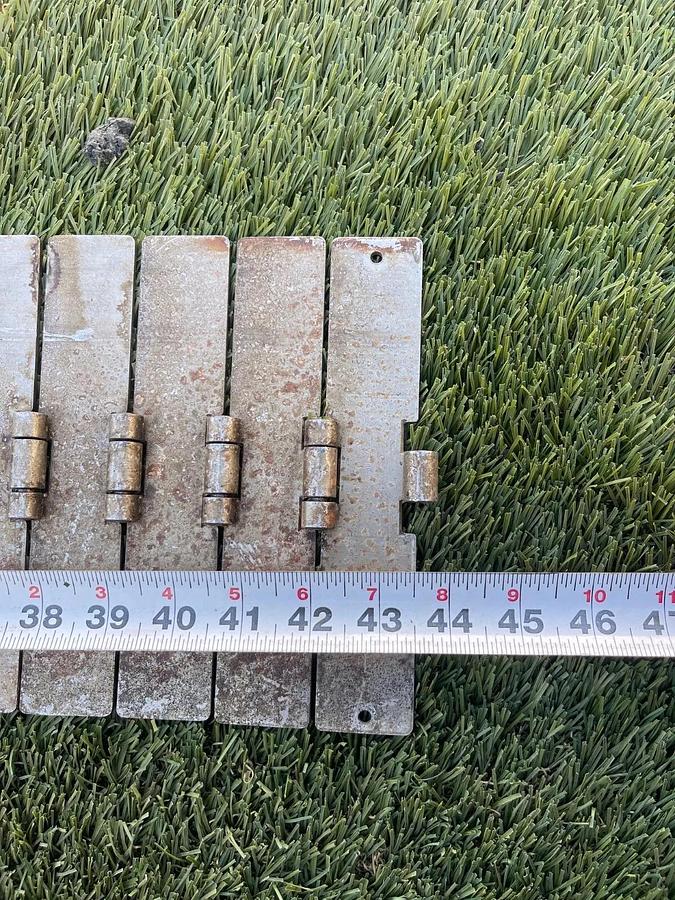 Used Rexnord SS815 BC 83 Tabletop Chain, Stainless Steel, L:43.5” W:7.5"