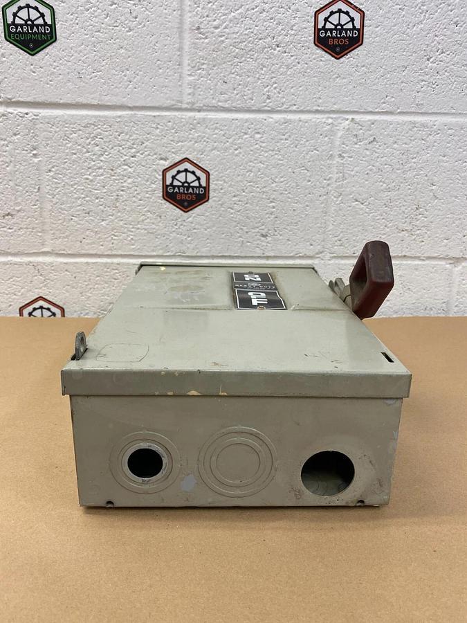 Used General Electric Heavy Duty Safety Switch, 30A, 600 VAC, HP 20