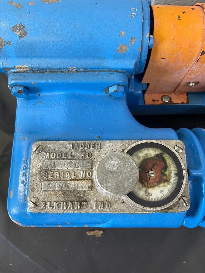 Used Madden MF160C Diaphragm Metering Pump w/ Baldor Electric Motor 0.5 HP