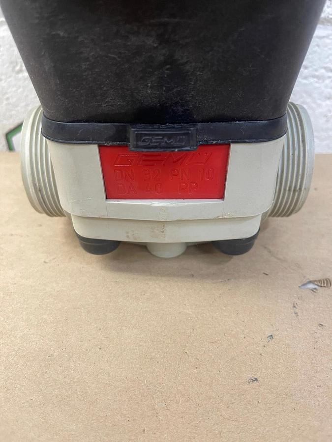 Used Gemü 690 32D 771141 Diaphragm Valve, DN32 PN10 DA40 PP