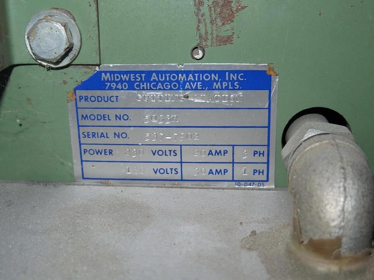 Used Midwest Automation 5033R Countertop Cutting Saw