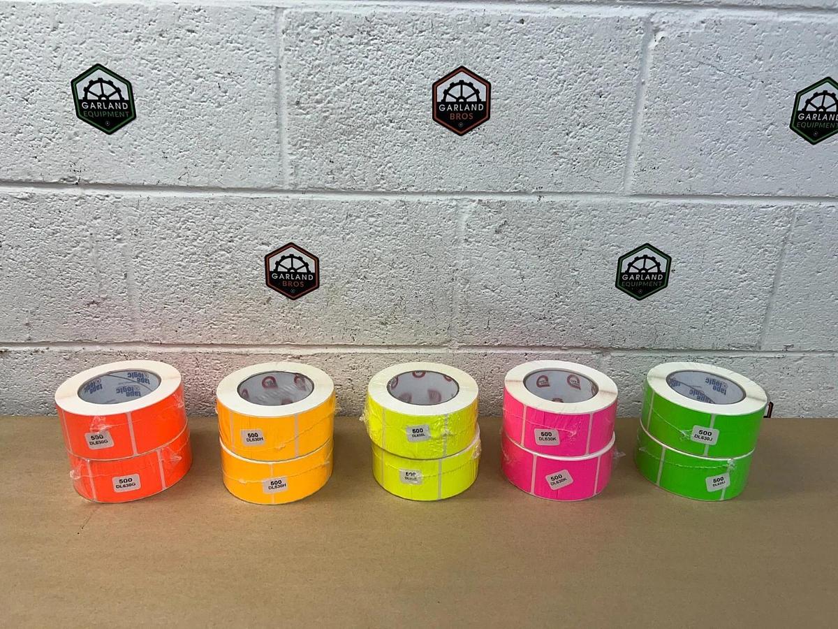 Tape Logic DL1232 2x3” Fluorescent Packs Inventory Rectangle Labels 5000/Case