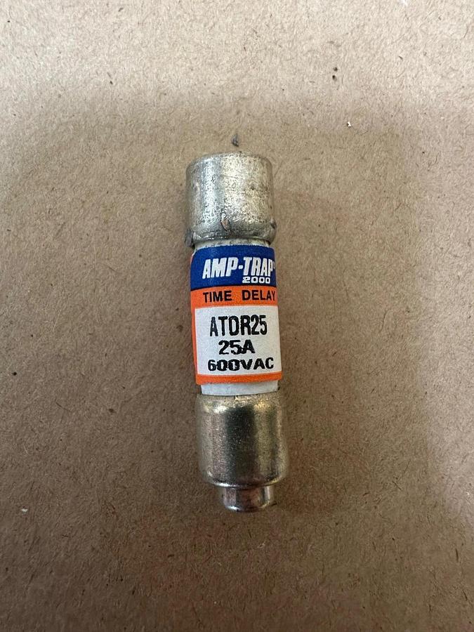 Used Ferraz Shawmut USCC3 Ultrasafe Fuseholder w/ ATDR25 Fuse (x3)