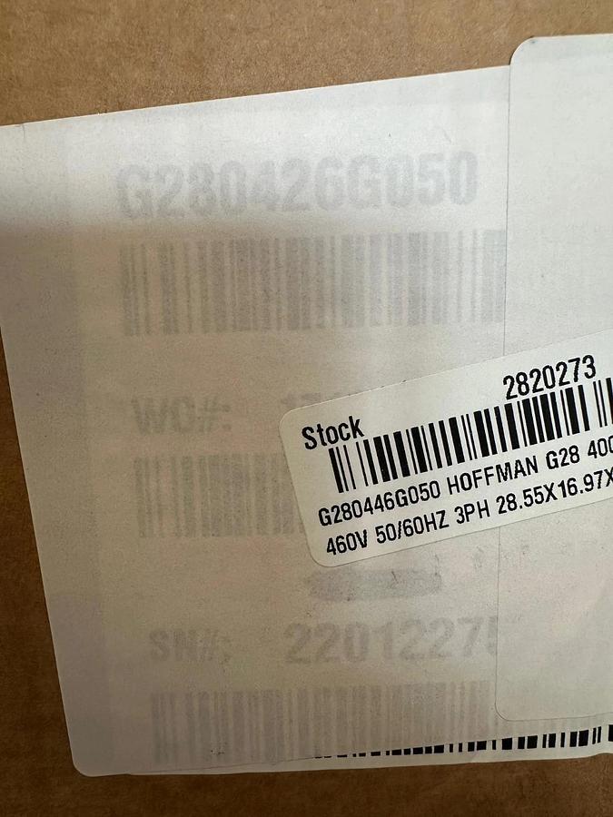 Used Nvent Hoffman G280426G050 Air Conditioner *FACTORY SEALED*