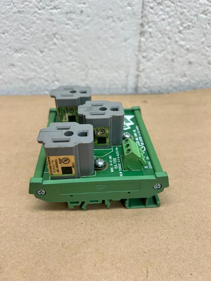 Used AutomationDirect FA-REC3 3 Receptacle Outlet