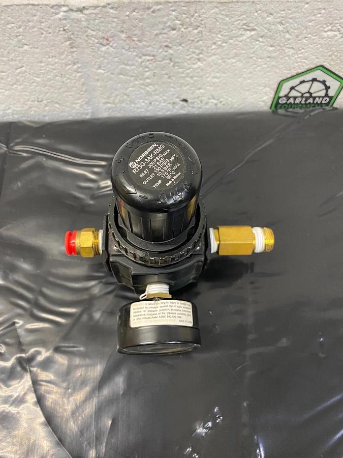 Used Norgren R73G-3AK-RMG Pressure Regulator with Gauge