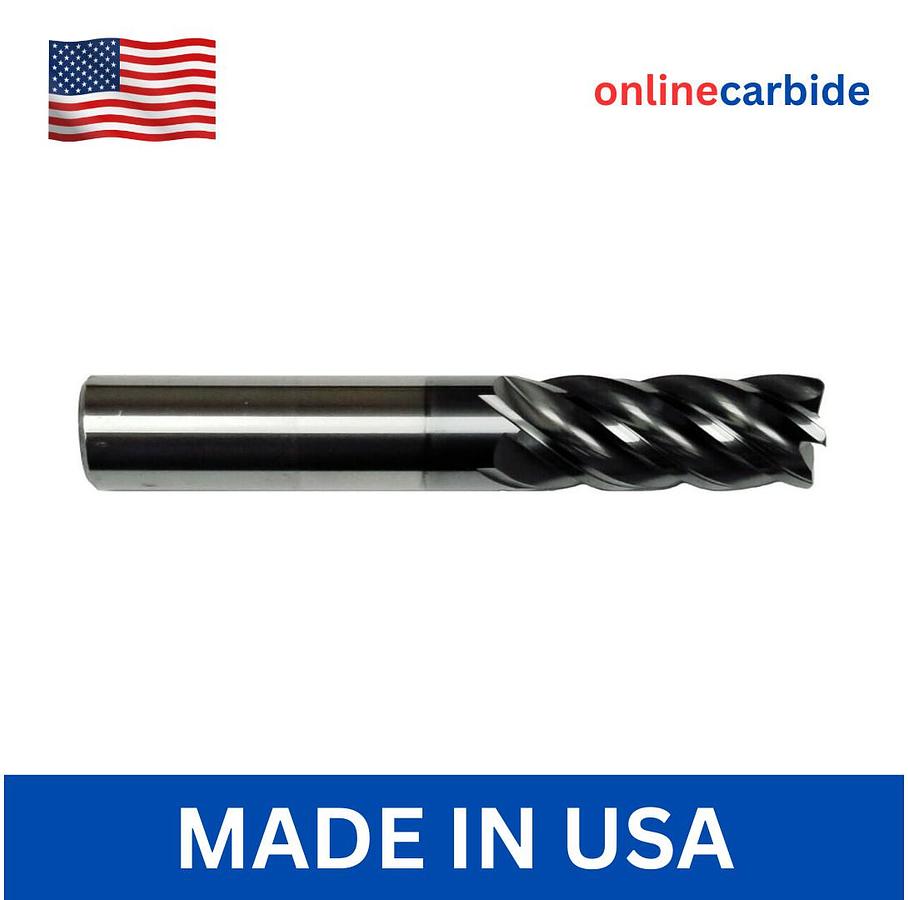 Melin (Tool Company) CC-1616-R060, 1/2x1/2, 4F .060, Crnr Rad, Cobalt End Mill