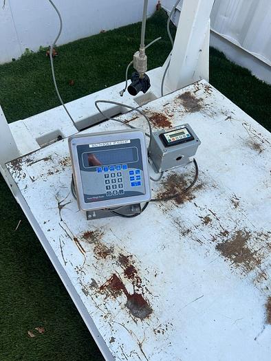 Used H&H Products Bulk Bag Fill Station, Load Cell, Avery Weightronix Digital ReadOut