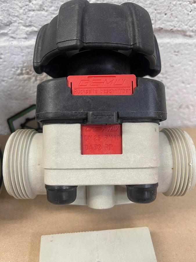 Used Gemü DN25 PN10 DA32 Diaphragm Valve - Lot of 2