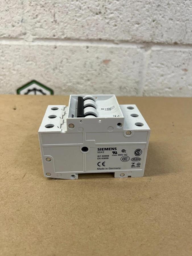 Used Siemens 5SX23 3 Pole Circuit Breaker