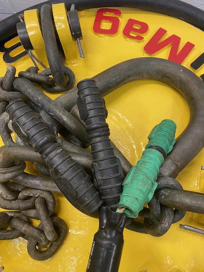 Used Winkle 34ELDSA OptiMag 34” Circular Lifting Magnet w/ Chain