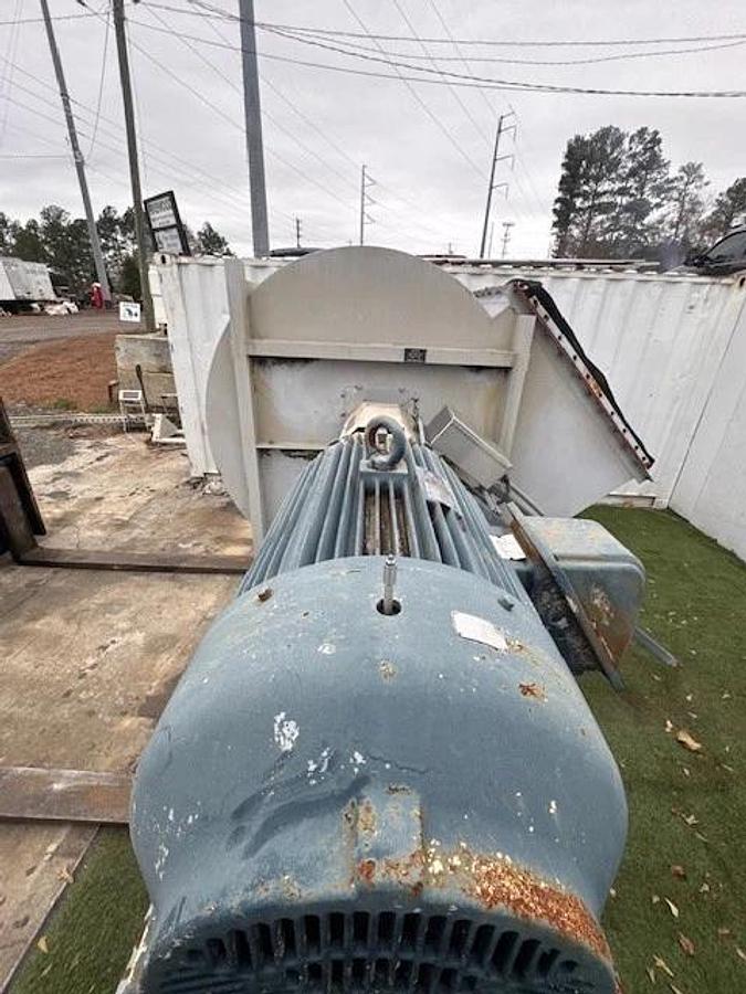 Used Twin City Fan & Blower CW Bottom Angular Upblast 542, 250Hp Motor @ 1188RPM