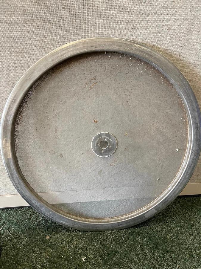 Used Stainless Steel 24” Mesh for Vibratory Screener, 62 microns