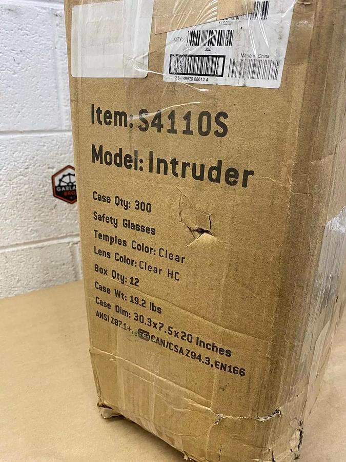 Used Pyramex S4110S Intruder Clean Lens Safety Glasses - Lot of 300