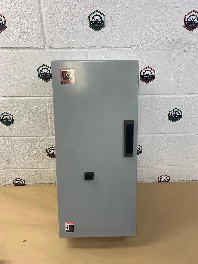 Used Eaton Cutler Hammer ECL04E1A2A Enclosure w Magnetically Latched Contactor 100A