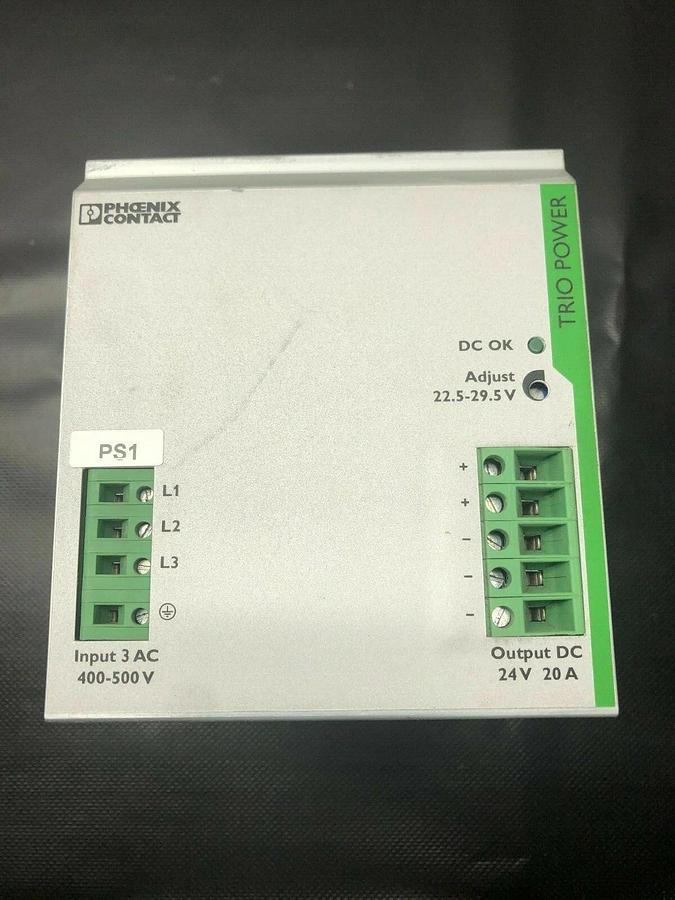 Used Phoenix Contact TRIO-PS/3AC/24DC/20 Power Supply