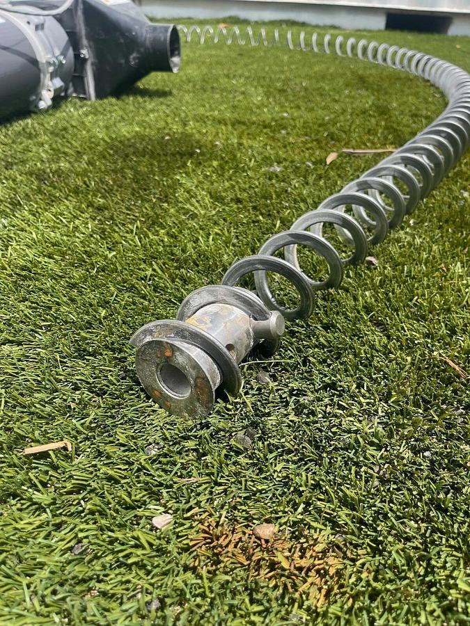 Used Automated Production Systems FLX-5253 Flex-Flo Auger 3”x38’, 1-1/2Hp 1 Ph Motor