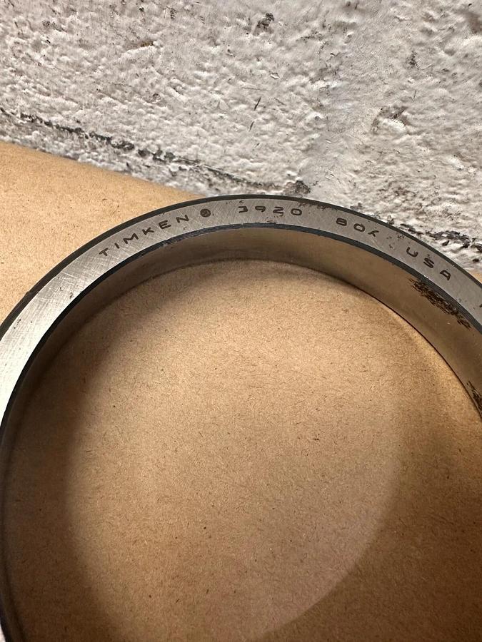 Used Timken - 3920 - Tapered Roller Bearing Cup