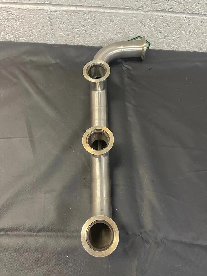 Used M Braun 304 Stainless Steel Sanitary Pipe w/ KF40 Flange 8003611