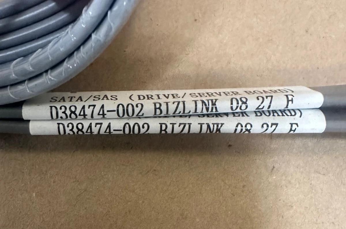 Used Bizlink D38474-002 SATA Cable - Lot of 4