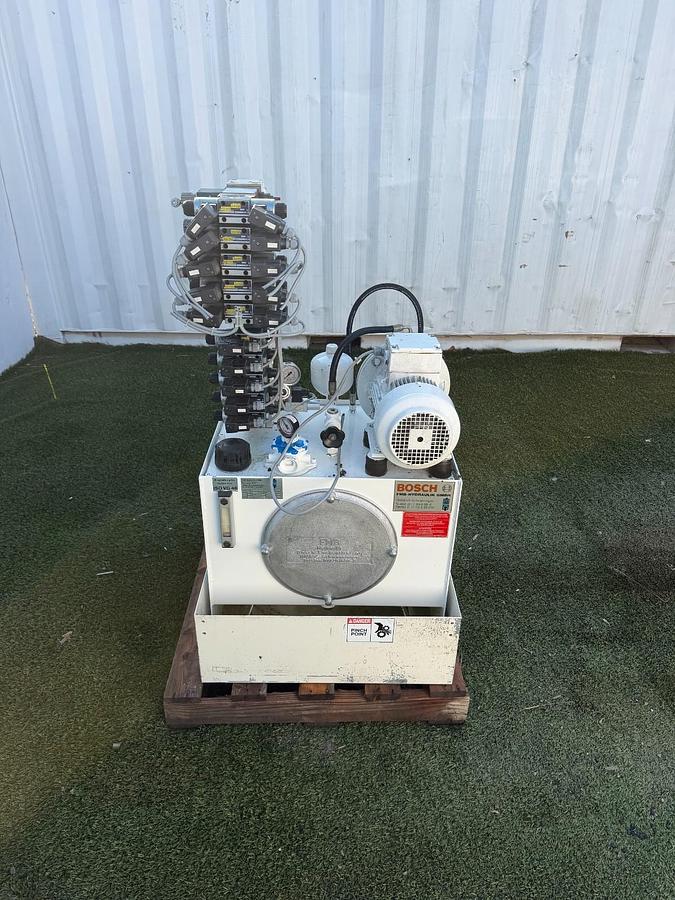 Used Bosch/FMB- Hydraulik Industrial Hydraulic Power Unit, 12 L/Min Flow, 80 BAR Max
