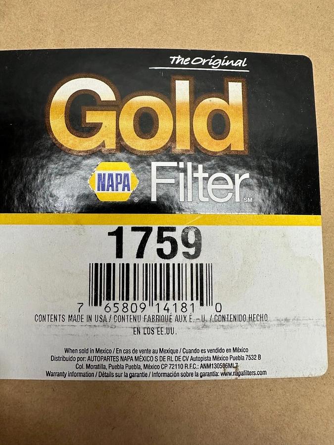 Used NAPA 1759 Hydraulic Filter
