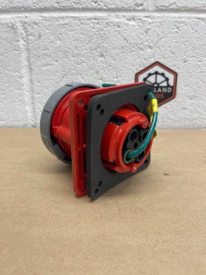 Used Hubbell HBL430R7W Pin & Sleeve Receptacle, 30A, 480VAC, 3 Phase
