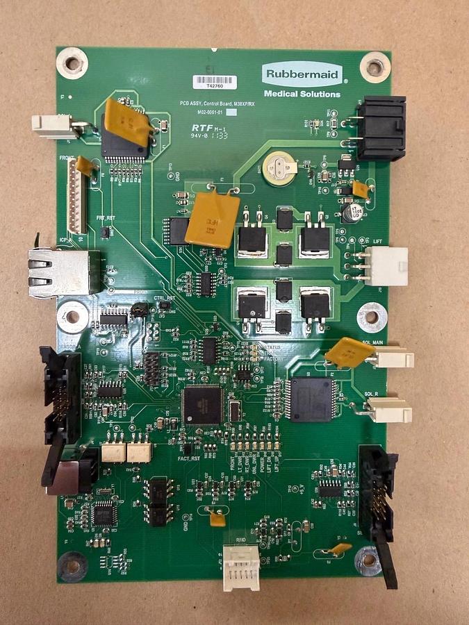 Used Rubbermaid Medical Solutions M38XP/RX PCB ASSY, Control Board