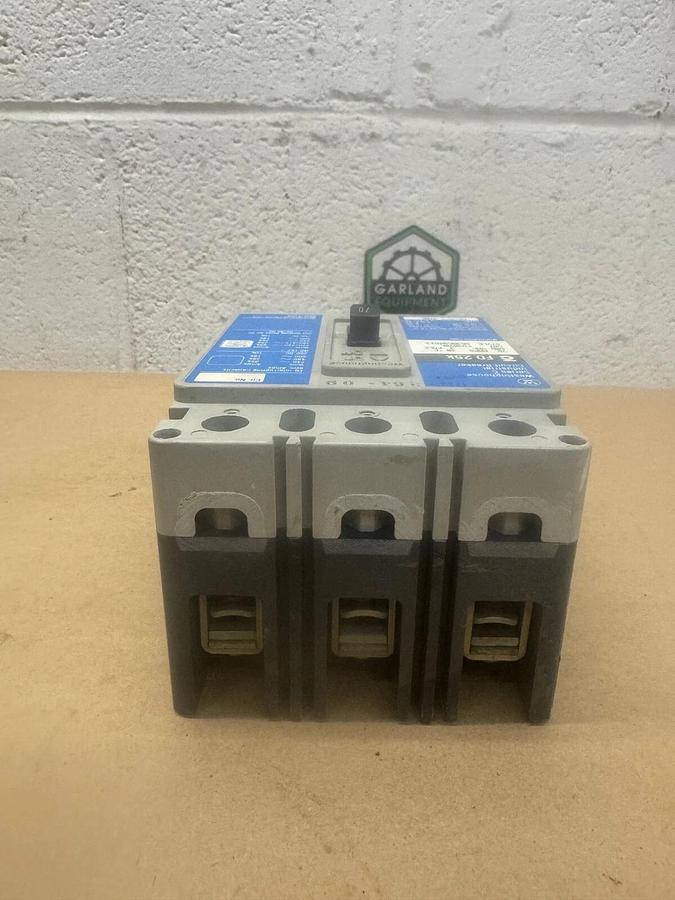 Used Westinghouse FD3070L Circuit Breaker, 70 A, 600 VAC, 3 Pole