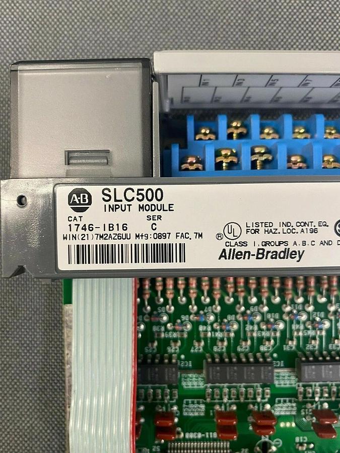 Used Allen Bradley (1) 1746-P2 Power Supply, (1) 1746-A10 10 Slot Rack, (2) 1746-IB16