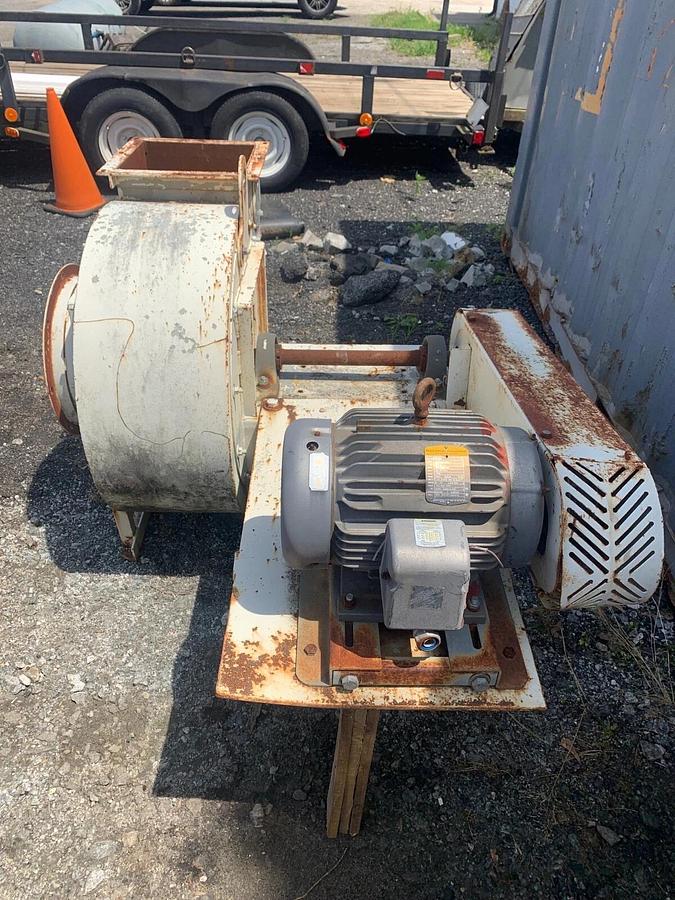 Used Lummus Corporation 125835 KGMD-35 Blower Fan w/ Balfor 15HP Motor