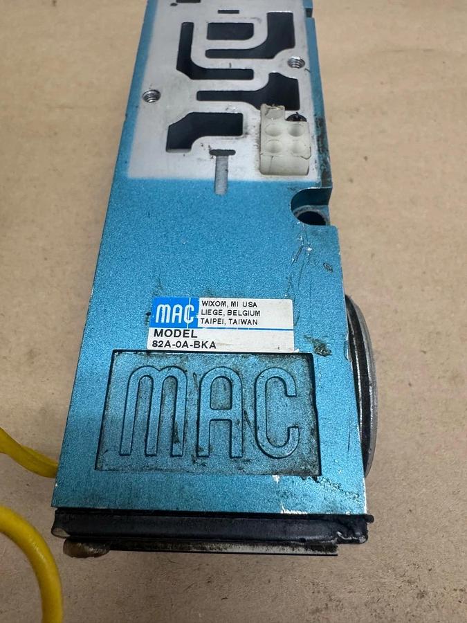 Used MAC 82-0A-BKA Solenoid Valve
