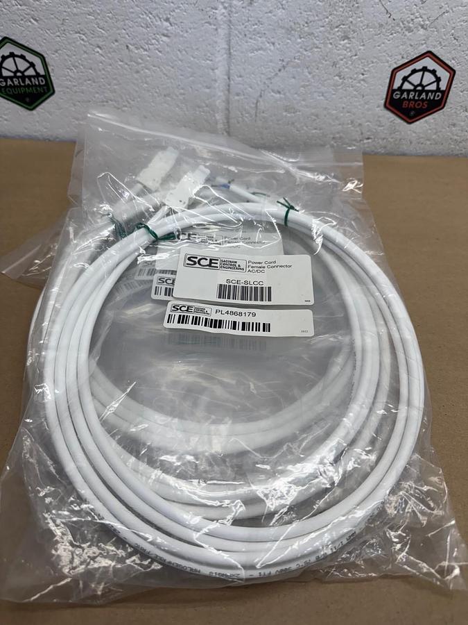 Used Saginaw Control & Engineering SCE-SLCC Female Connector Power Cord (Lot of 6)