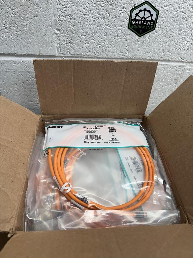 Used Panduit STP6X2MOR Shielded SFTP Patch Cord - Orange (Lot of 10) *NEW*