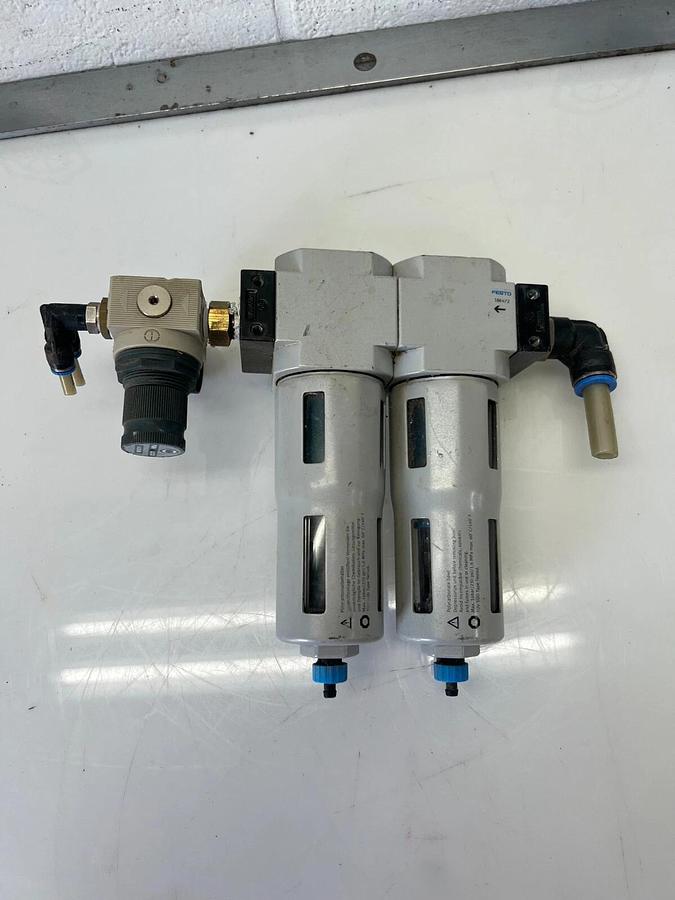 Used Festo LFMB-D-MIDI-A w/ LFMA-D-MIDI-A Filter Assembly