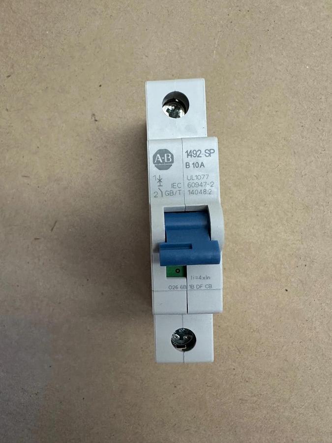 Used Allen Bradley 1492-SPM1B100 Ser D Supplementary Protector 1 Pole 10A Qty 1 *NEW*