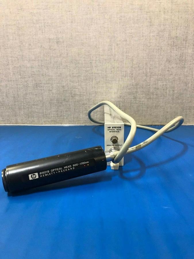Used Hewlett Packard HP 81533B Optical Head Interface w/ 81521B Optical Head
