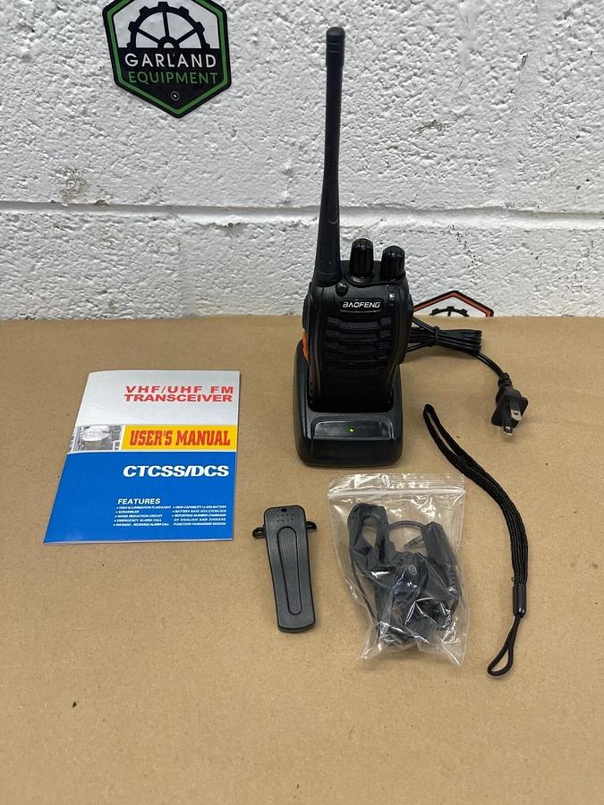 Used Baofeng BF-888S Portable 2-Way Radio, VHF/UHF FM Transceiver