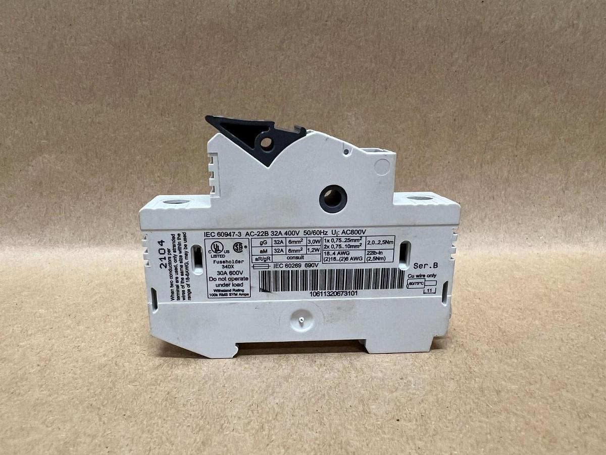 Used Allen Bradley 1492-FB1M30 Fuse Holder