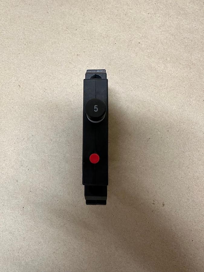 Used Allen Bradley 1492-GH050 Miniature Circuit Breaker, 5A, 250V