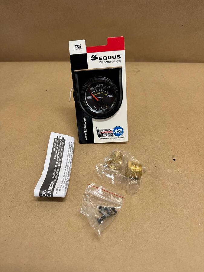 Used EQUUS 6232 Water Temperature Gauge