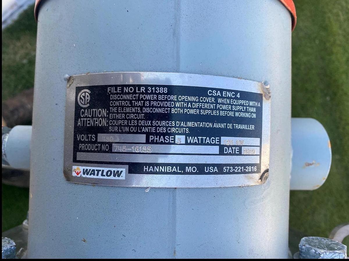 Used CIP Grundfos CRNE15-02 A-FGJ-G-E-HQQE Pump, Siemens Enclosure, 250 Gal Tank