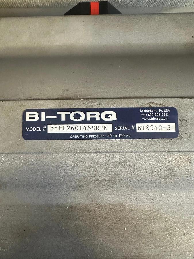BI-TORQ BYLE260145SRPN 6” Lug Style Butterfly Valve w/ EPDM Seals